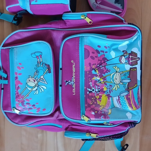 Louis Garneau Set of schoo bag , lunch box, and pencil case, recommanded by Chir - Picture 2 of 16
